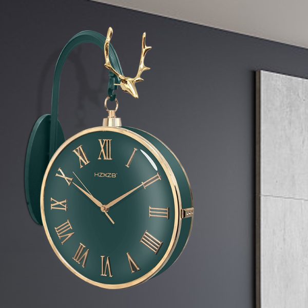 Sea Star Nordic Deer Wall Clock – Stylish Wall Decor