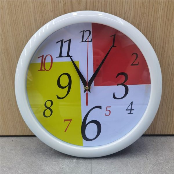 Simple Digital Wall Clock – 27cm Bedroom Decor