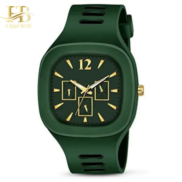 Square Watch for Men Boys | Stylish Stainless Steel Analog Quartz Men’s Watches