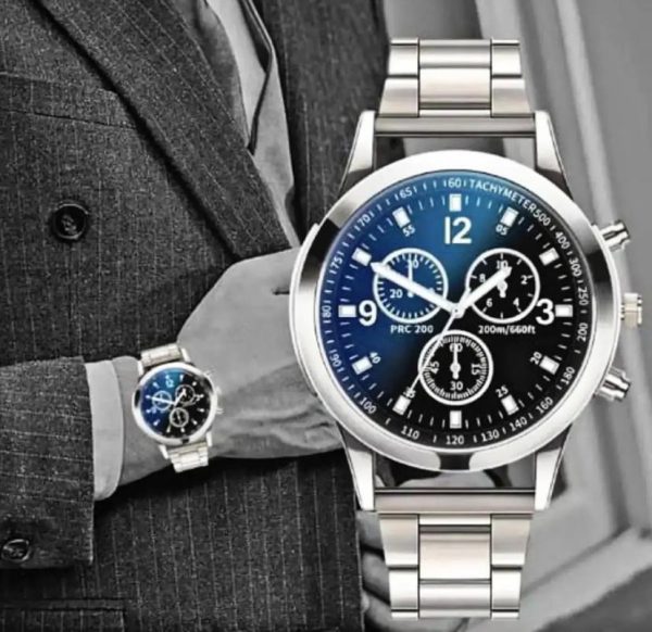 Classic Luxury Watch for Men / Boys – Stylish Stainless Steel Analog Quartz Mens Watche
