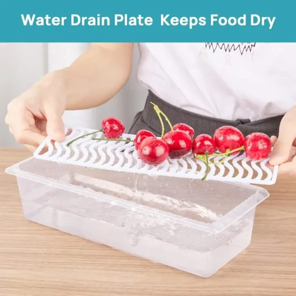 Premium Fridge Food Organizer – BPA-Free & Stackable 1500ml