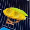 Parrot feeding basin anti-sprinkling food box creative fruit bowl hanging cage stand tiger skin peony Xuanfeng bird feeder - Image 3
