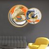 Elegant Frameless Mute Wall Clock – Artistic & Modern Style - Image 2