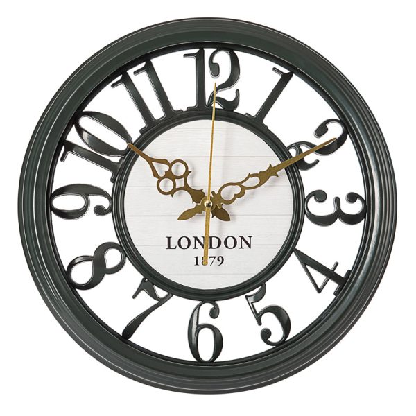 Simple Nordic Wall Clock – Silent Quartz Decor for Living Room & Office