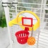 Bird Toys Practical Funny Parakeet Basketball Hoop Toys Parakeets Parrot Training Toys Bird Playground Toys Pet Supplies - Image 2