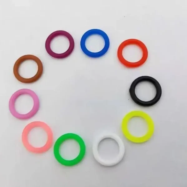 100Pcs Mixed Colors Pigeon Bird Foot Rings 9mm Pigeon Identification Foot Rings for Quails Pigeons Clip Rings Bird Appliances