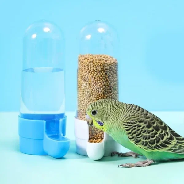Pet Bird Water Feeder Parrot Water Dispenser Bird Cage Suspended Automatic Water Dispenser Bird Feeders