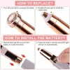 2 in 1 Rechargeable Women's Face Hair Remover Epilator for women Machine for Upper Lip, Chin, Eyebrow, Lips, Body, Arms - Image 4