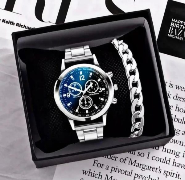 Classic Luxury Watch for Men / Boys – Stylish Stainless Steel Analog Quartz Mens Watche