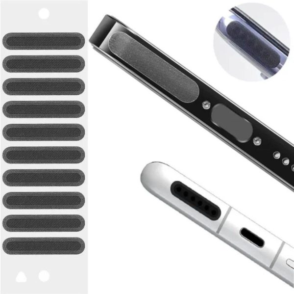 10/10PCS Mobile Phone Dust Proof Net Stickers / Universal Speaker Earpiece Dustproof Sticker / Protector