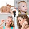 Leather pouch storing ear wax cleaning tools