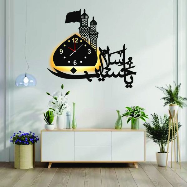 Elegant Matte Black Wooden Wall Clock – Modern & Bold