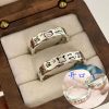 Douyin-style cartoon Pacha dog rings for girlfriends