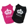 Princess Crown Dog Shirts Vest, Puppy Summer Dog Clothes for Small Dogs, Puppy Cat T Shirt Pet Apparel - Image 3