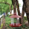 Garden Yard Outdoors Decoration Hexagon Shaped Large Capacity Easy to Use Gazebo Bird Feeders Wild Bird Feeder - Image 3