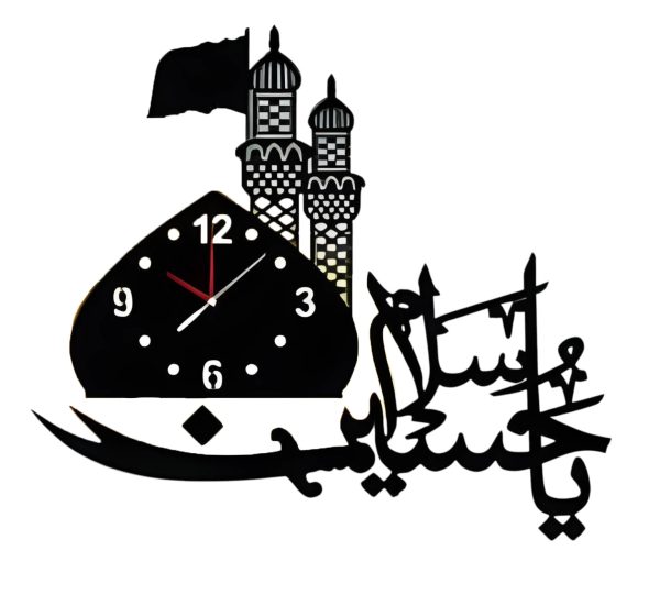 Elegant Matte Black Wooden Wall Clock – Modern & Bold