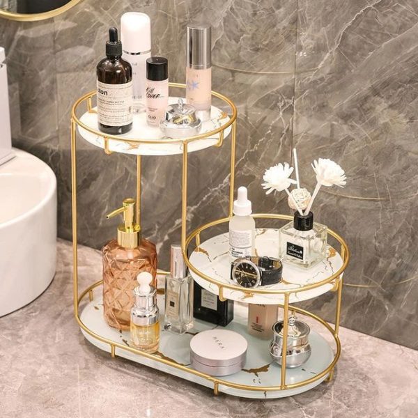 Cosmetics storage Rack Make-up Organizer shelfs bathroom Shelfs Rack