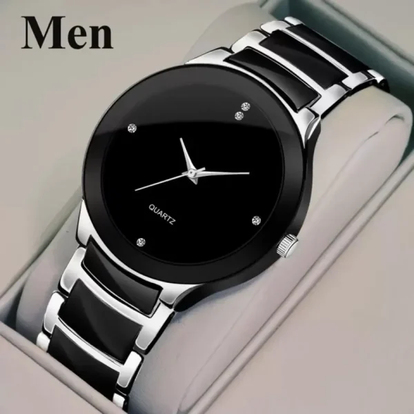 Classic Luxury Watch for Men / Boys – Stylish Stainless Steel Analog Quartz Mens Watche