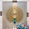 High-End Peacock Wall Clock – Factory Direct & Mute Design - Image 3
