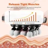 Person using 16-head fascia gun for deep back muscle massage at home (3).