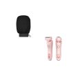 2 In 1 Hair Removal Epilator USB Rechargeable Trimmer Women Body Razor Face Leg Armpit Bikini Hand Pubic Shaver Hair Remover - Image 9