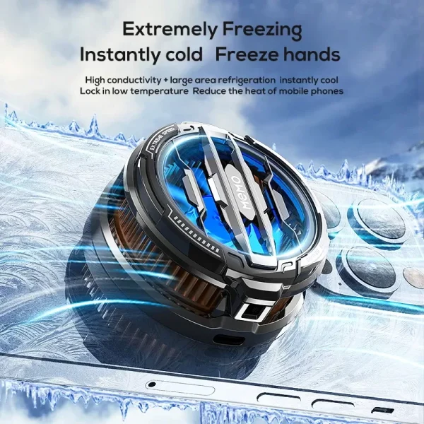 Mobile Phone Cooler Universal Magnetic Cooling Fan