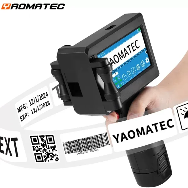 logo expiry date label plastic carton hand jet handheld thermal inkjet printer in pakistan
