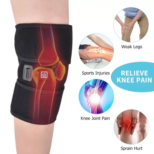 Electric Leg Massager For Arthritis Pain Relief Injury Recovery Infrared Therapy