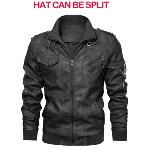 New Men’s Leather Jackets Autumn Casual Motorcycle PU Jacket Biker Leather Coats