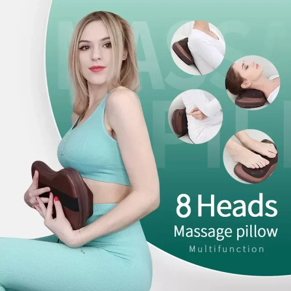 Electric Neck Massager Heating Kneading Neck Massager For body