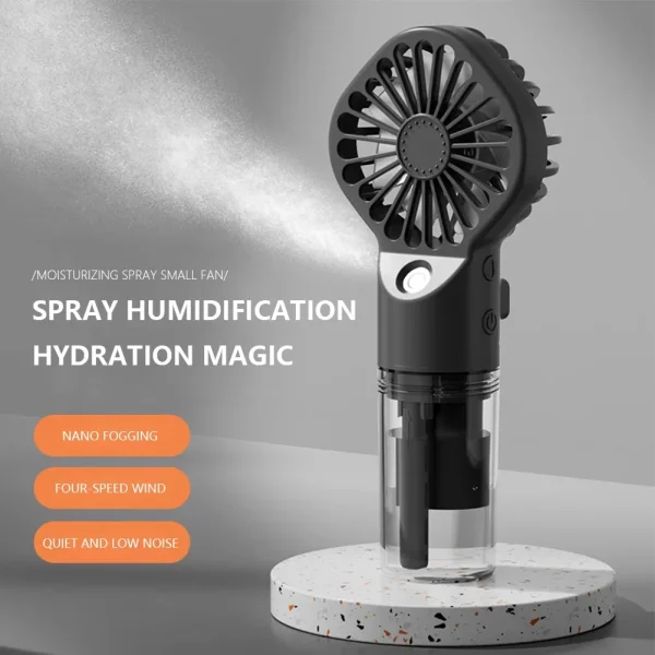 Handheld Mini Air Conditioner USB Rechargeable Portable Humidifier