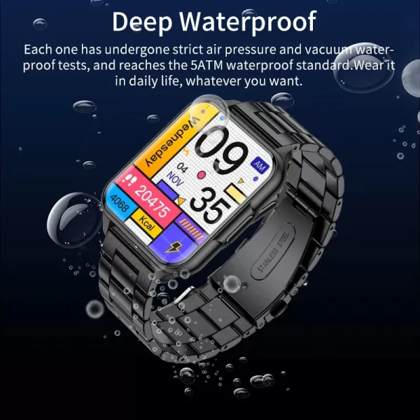 New Body Temperature Smart Watch Men Blood Oxygen Monitoring price in pakistan