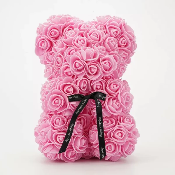 Valentines Day Gift Rose Teddy Bear From Flowers