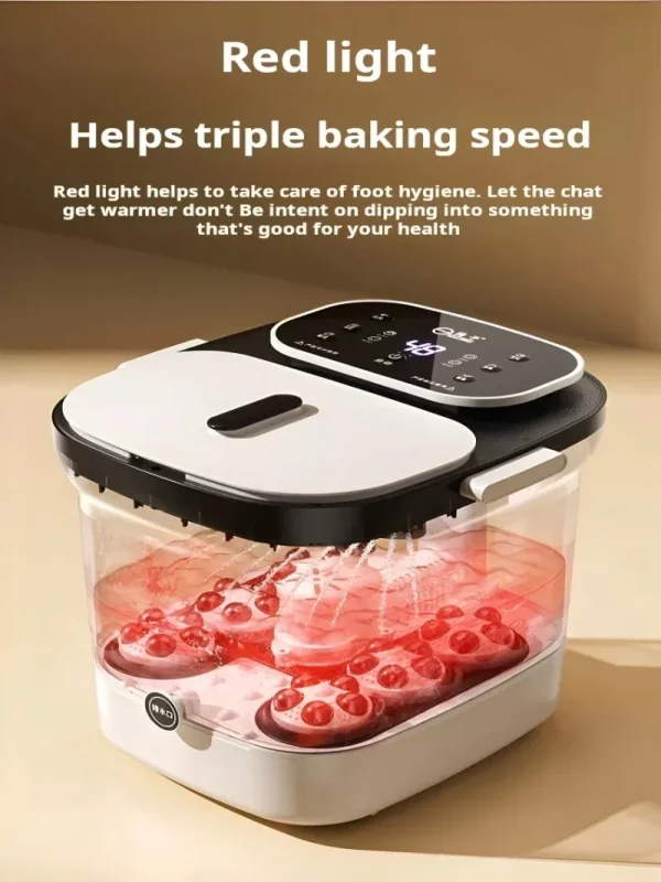 Electric Massage Footbath with Constant Temperature Heating and Soothing