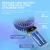 New Hand USB Rechargable Mini Fan - Image 3