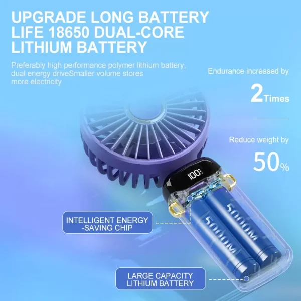 New Hand USB Rechargable Mini Fan