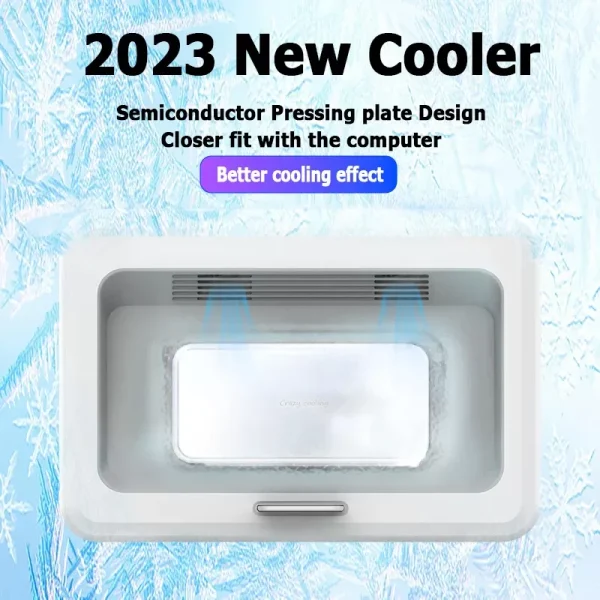 2023 New 21 inch Laptop Cooler Stand Semiconductor Cooling Fan