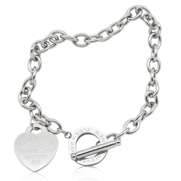 new style chain heart braclet for women in pakisatan