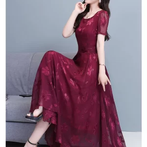 Vintage Blue Clothes For Women 2023 Maxi Dresses in pakistan