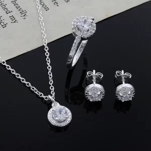 Women Necklace silver Jewelry Sets in Pakistan