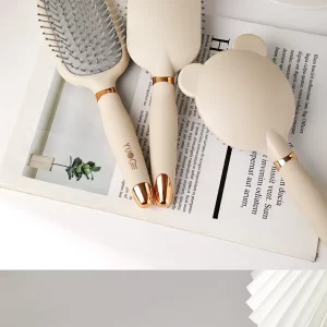 Cute Air Cushion Comb - Achieve Flawless Hair with Anti-Static, Massage, and Curling Features