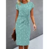Women's Summer Street Short Sleeve Dress in Pakistan - Image 6
