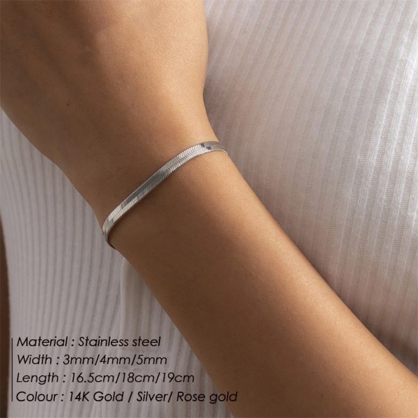 Classic Snake Chain Bracelet For Women Jewelry Gift in Pakistan