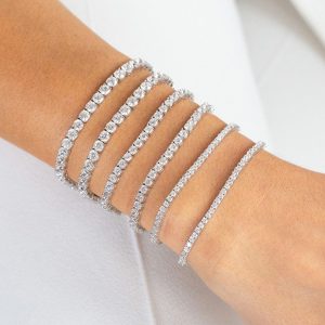 Bracelets For Women Fashion Small Cubic Zircon Crystal Rose Gold Color Wedding Party in Pakistan