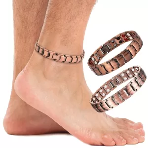 Anklets for Men Arthritis Copper Color Bangle