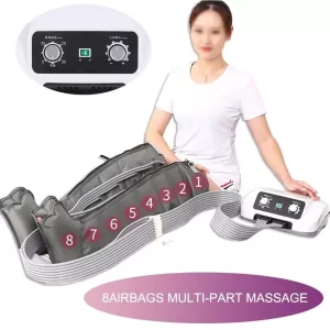 Chambers Air Compression Leg Massager Pressotherapy Blood Circulation Body Massager Air Wave Pressure Machine