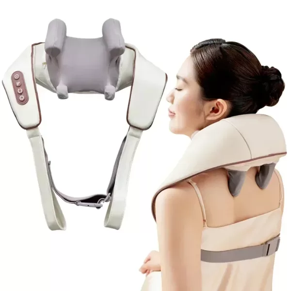 Electric Heat Neck Massage Shawl Shiatsu Kneading Cervical Spine Massager