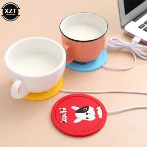 USB Warmer Gadget Cartoon Silicone Thin Cup-Pad Coffee Tea Drink USB Heater