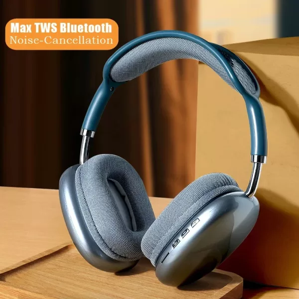 Wireless Bluetooth Headphones With Mic Noise Cancelling Headsets