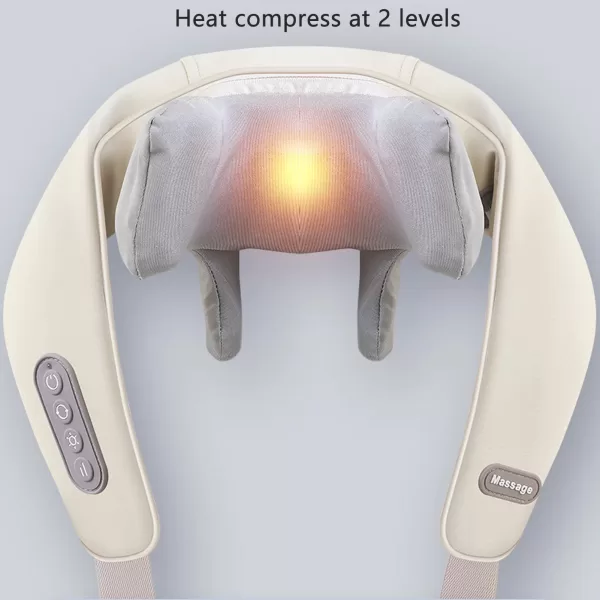 Kneading Neck Massager with Heat Electric Deep Tissue Kneading